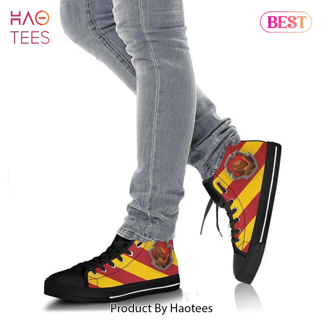 HOT TREND Harry Potter Gryffindor House High Top Shoes Limited Edition HOT TREND Harry Potter Gryffindor House High Top Shoes Limited Edition