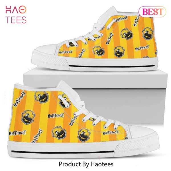 HOT TREND Harry Potter Hufflepuff High Top Shoes Limited Edition