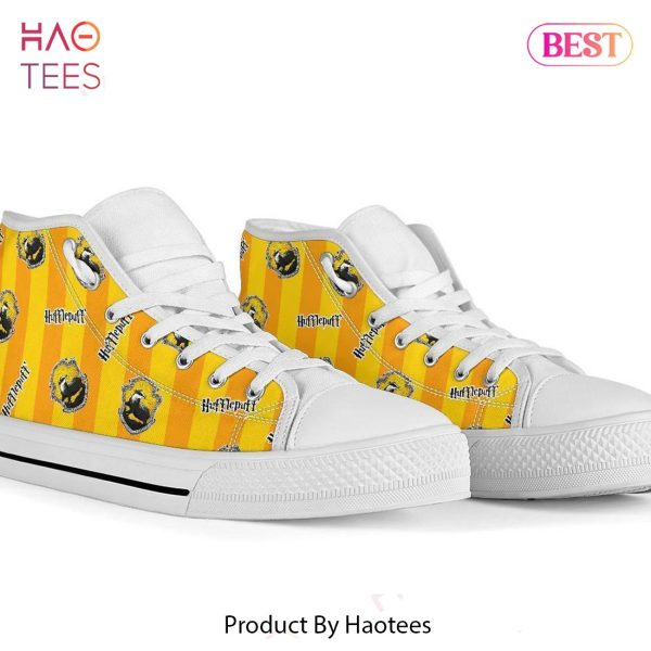 HOT TREND Harry Potter Hufflepuff High Top Shoes Limited Edition