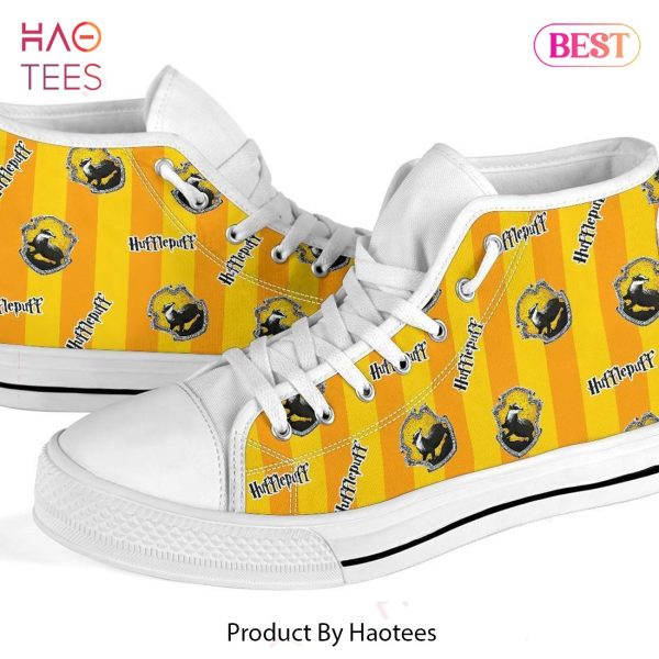 HOT TREND Harry Potter Hufflepuff High Top Shoes Limited Edition