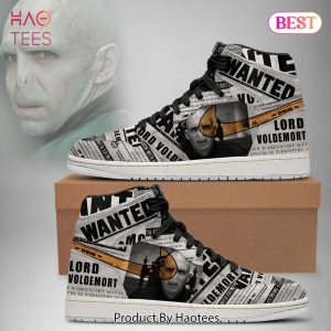 HOT TREND Lord Voldemort Wanted Air Jordan High Top Sneakers Limited Edition