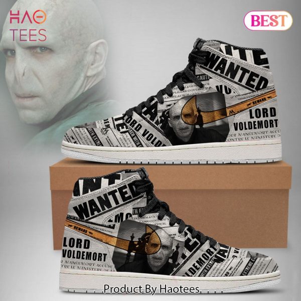 HOT TREND Lord Voldemort Wanted Air Jordan High Top Sneakers Limited Edition