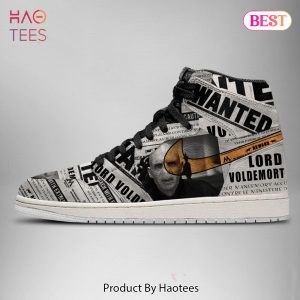 HOT TREND Lord Voldemort Wanted Air Jordan High Top Sneakers Limited Edition