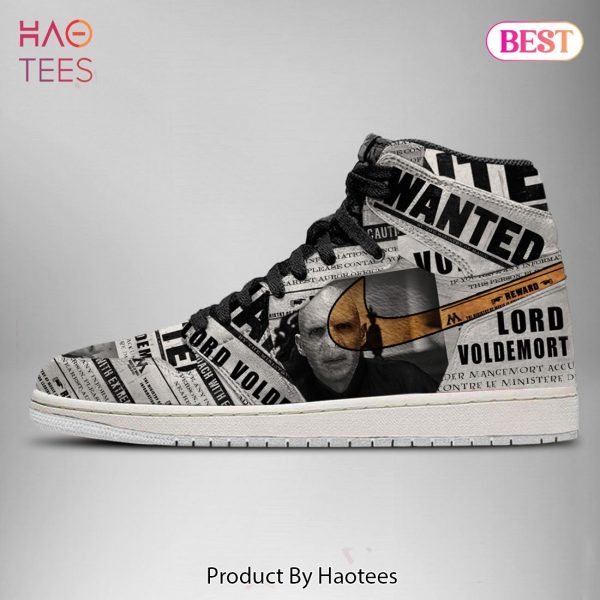 HOT TREND Lord Voldemort Wanted Air Jordan High Top Sneakers Limited Edition