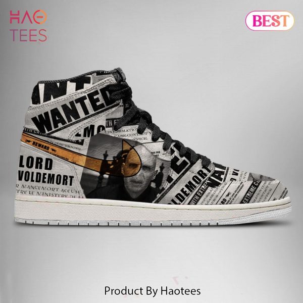 HOT TREND Lord Voldemort Wanted Air Jordan High Top Sneakers Limited Edition