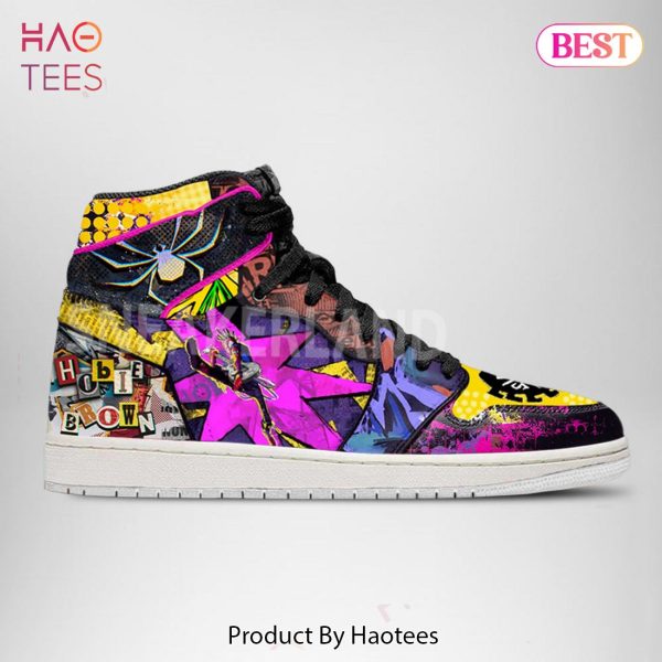 HOT TREND Marvel Hobart Brown Spider Punk Across the Spider Verse Air Jordan High Top Sneaker Limited Edition