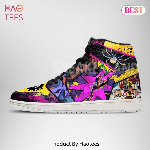 HOT TREND Marvel Hobart Brown Spider Punk Across the Spider Verse Air Jordan High Top Sneaker Limited Edition