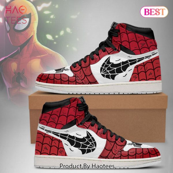 HOT TREND Marvel Spider Man Air Tom Jordan High Top Sneaker All Over Printed