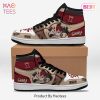 HOT TREND Super Mario Princess Peach Toadstool Air Jordan High Top Sneaker Limited Edition