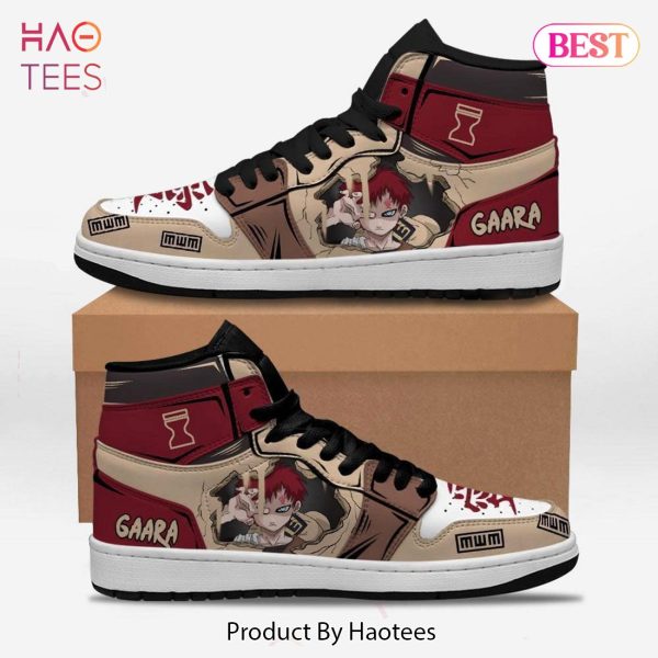 HOT TREND Naruto Gaara Of The Sand Jordan High Top Sneakers Anime Shoes For Fans POD Design