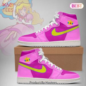 HOT TREND Super Mario Princess Peach Toadstool Air Jordan 