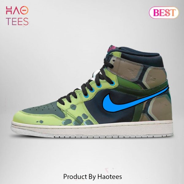 HOT TREND TMNT RaphTMNT Leonardo Teenage Mutant Ninja Turtles Air Jordan High Top Sneaker Limited Edition