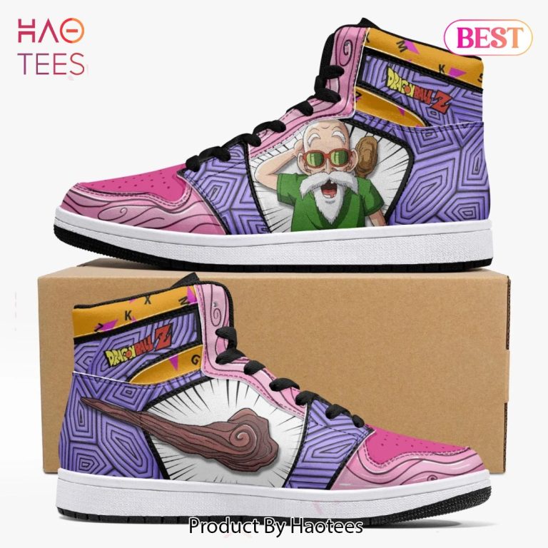 LIMITED Anime Dragon Ball Kame Roshi Air Jordan High Top Sneaker All ...