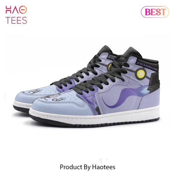 LIMITED Chandelure Pokemon Air Jordan High Top Sneaker All Over Printed