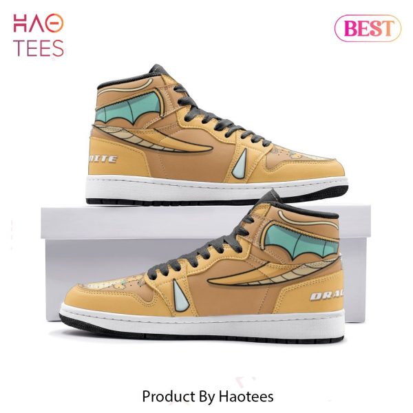 LIMITED Dragonite Pokemon Air Jordan High Top Sneaker POD Design