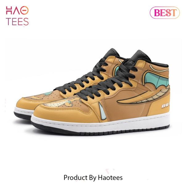 LIMITED Dragonite Pokemon Air Jordan High Top Sneaker POD Design