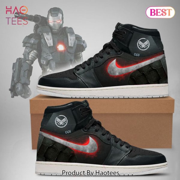 LIMITED Marvel Avengers War Machine Air Jordan High Top Sneaker All Over Printed