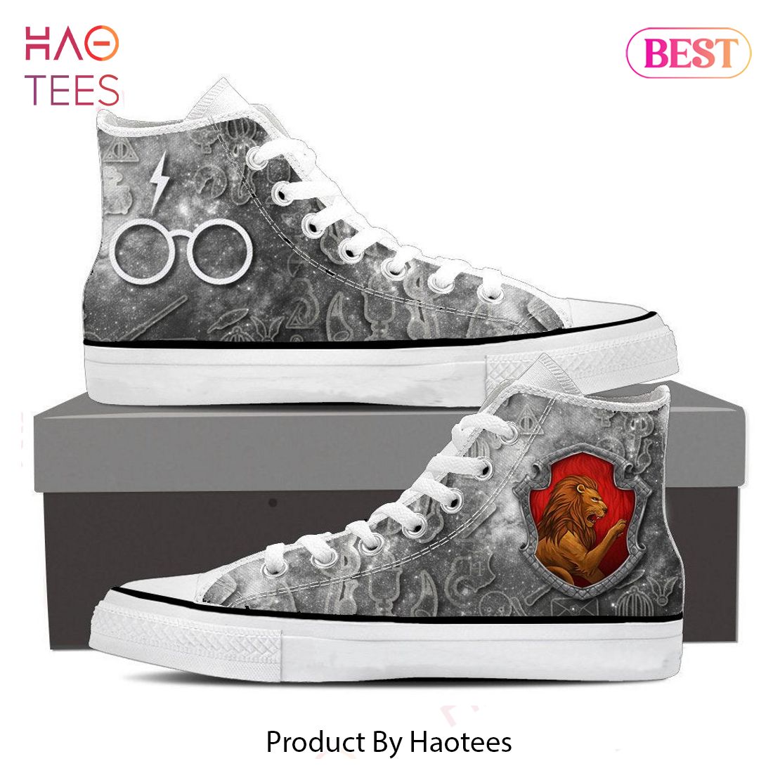 LIMITED The Gryffindor Lion Harry Potter High Top Shoes All Over Printed LIMITED The Gryffindor Lion Harry Potter High Top Shoes All Over Printed