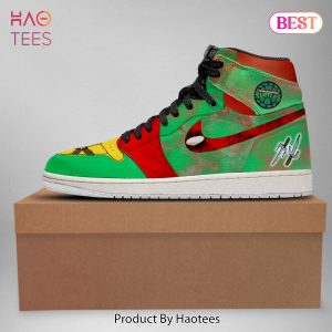 LIMITED TMNT Teenage Mutant Ninja Turtles Air Jordan High Top Sneaker All Over Printed