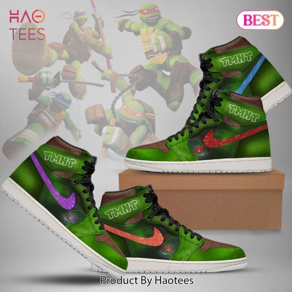 LIMITED TMNT Teenage Mutant Ninja Turtles Air Jordan High Top Sneaker POD Design