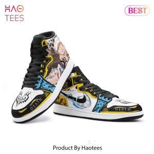 LIMITED Trafalgar Law One Piece Air Jordan High Top Sneaker All Over Printed