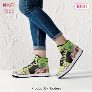LUXURY Anime Dragon Ball Broly Air Jordan High Top Sneaker All Over Printed