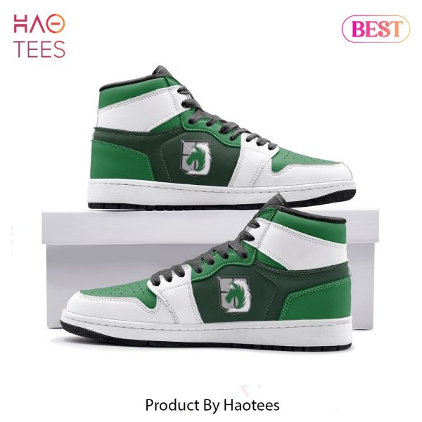 LUXURY AOT The Military Police Attack on Titan Air Jordan High Top Sneaker POD Design