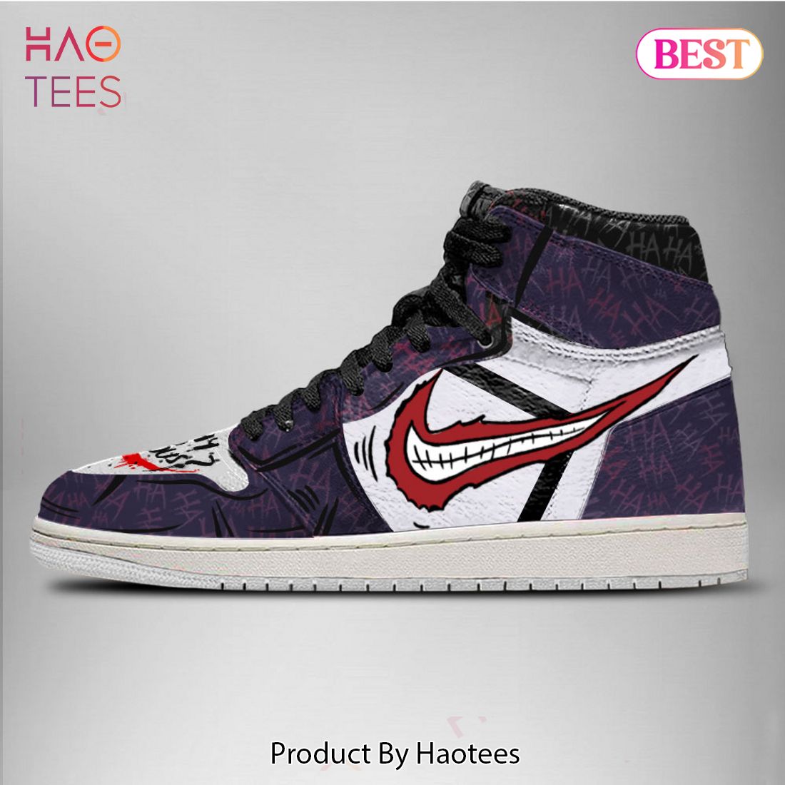 LUXURY DC Joker Air Jordan High Top Kid Sneaker All Over Printed LUXURY DC Joker Air Jordan High Top Kid Sneaker All Over Printed