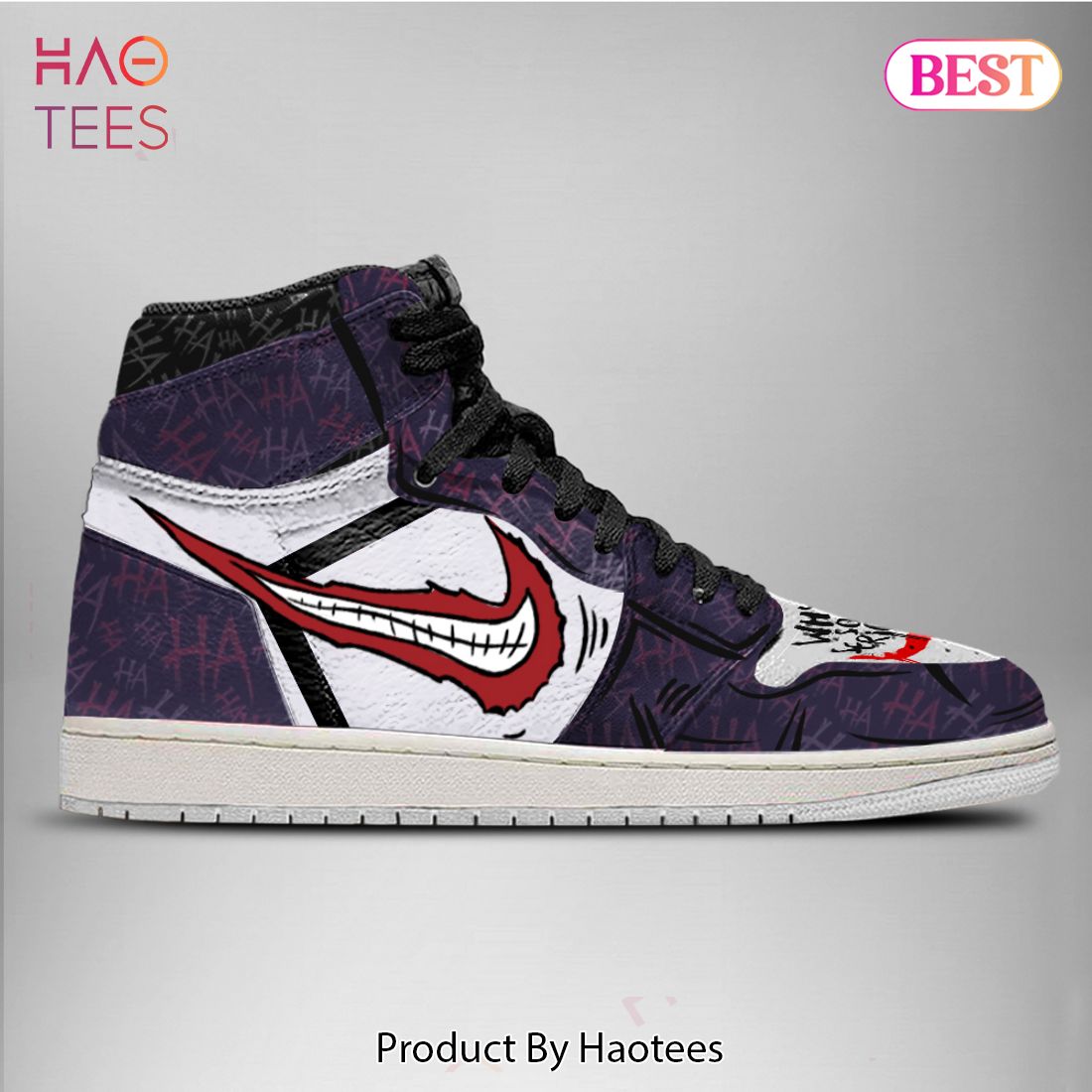 LUXURY DC Joker Air Jordan High Top Kid Sneaker All Over Printed LUXURY DC Joker Air Jordan High Top Kid Sneaker All Over Printed