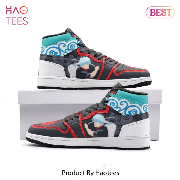 LUXURY Gintoki Kimono Pattern Gintama Air Jordan High Top Sneaker Limited Edition
