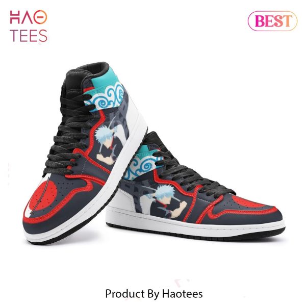 LUXURY Gintoki Kimono Pattern Gintama Air Jordan High Top Sneaker Limited Edition