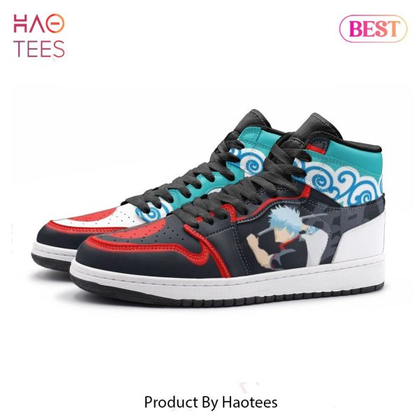 LUXURY Gintoki Kimono Pattern Gintama Air Jordan High Top Sneaker Limited Edition