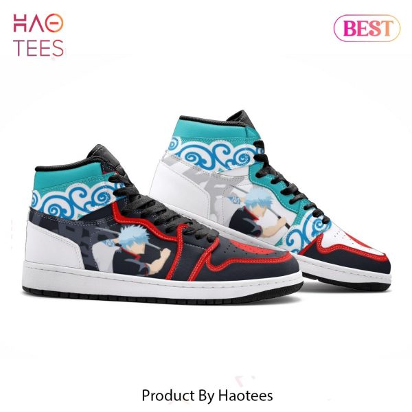 LUXURY Gintoki Kimono Pattern Gintama Air Jordan High Top Sneaker Limited Edition