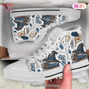 LUXURY Harry Potter Ravenclaw Icons High Top Shoes POD Design
