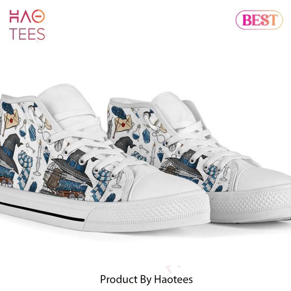 LUXURY Harry Potter Ravenclaw Icons High Top Shoes POD Design