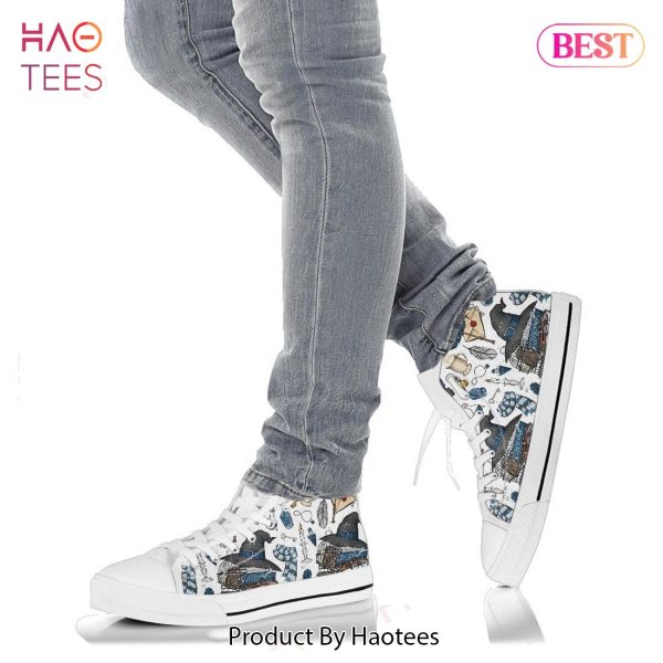 LUXURY Harry Potter Ravenclaw Icons High Top Shoes POD Design