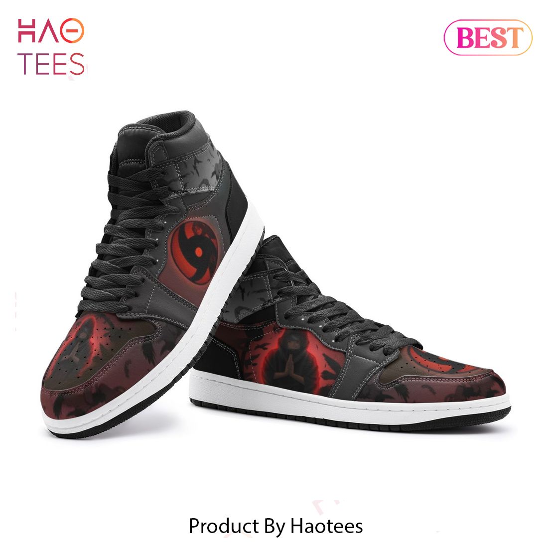 LUXURY Itachi Uchicha Naruto Air Jordan High Top Sneaker Limited Edition LUXURY Itachi Uchicha Naruto Air Jordan High Top Sneaker Limited Edition