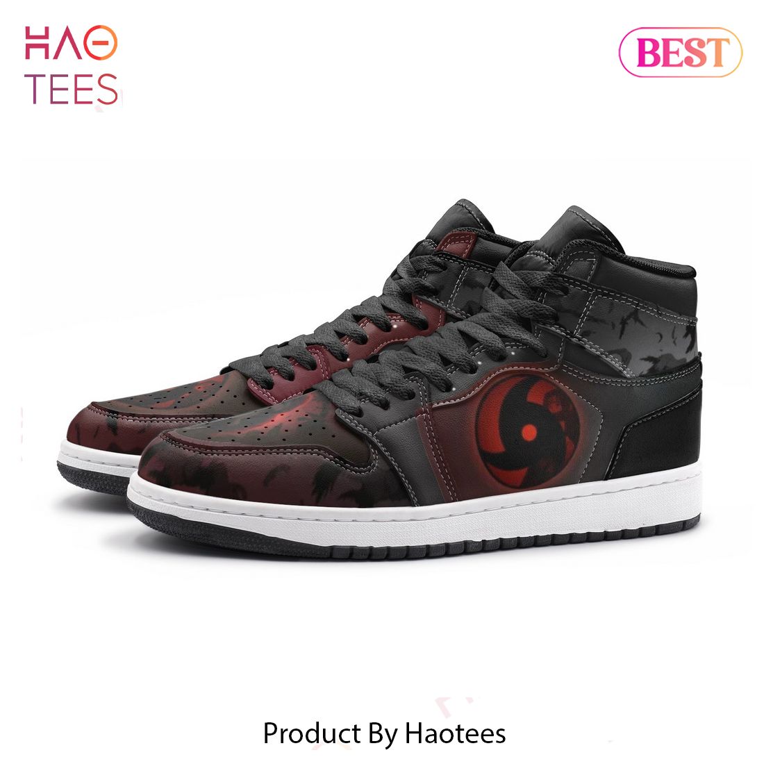 LUXURY Itachi Uchicha Naruto Air Jordan High Top Sneaker Limited Edition LUXURY Itachi Uchicha Naruto Air Jordan High Top Sneaker Limited Edition