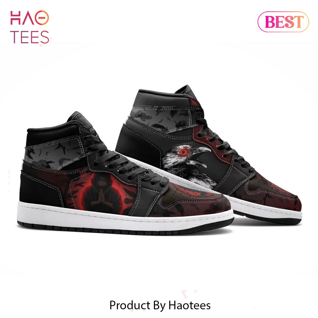 LUXURY Itachi Uchicha Naruto Air Jordan High Top Sneaker Limited Edition LUXURY Itachi Uchicha Naruto Air Jordan High Top Sneaker Limited Edition