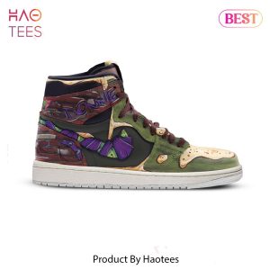 LUXURY TMNT Donnie Teenage Mutant Ninja Turtles Air Jordan High Top Sneaker POD Design
