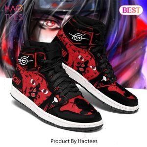 LUXURY Uchiha Itachi Eyes Naruto Jordan High Top Sneakers Anime Shoes For Fans POD Design