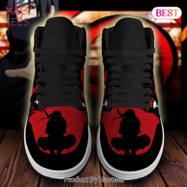 LUXURY Uchiha Itachi Eyes Naruto Jordan High Top Sneakers Anime Shoes For Fans POD Design