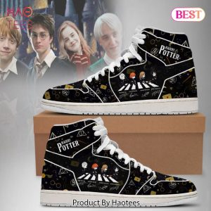 NEW Harry Potter Abbey Road Air Jordan High Top Sneakers POD Design