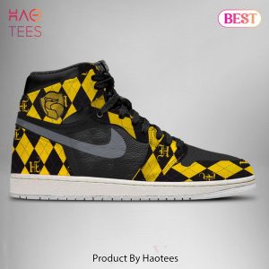 NEW Harry Potter Hufflepuff Air Jordan High Top Sneakers Limited Edition