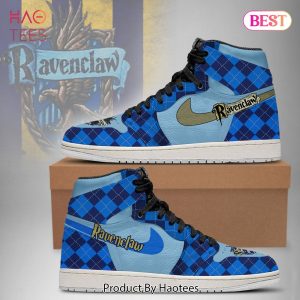 NEW Harry Potter Shoes Ravenclaw Air Jordan High Top Shoes All Over Printed