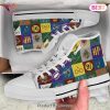 NEW Jolteon Pokemon Air Jordan High Top Sneaker All Over Printed