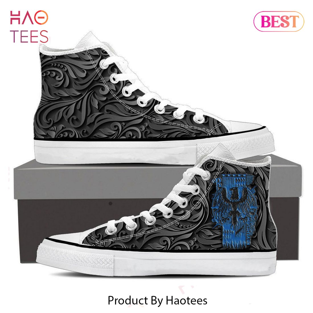 NEW Ravenclaw Harry Potter High Top Shoes POD Design NEW Ravenclaw Harry Potter High Top Shoes POD Design
