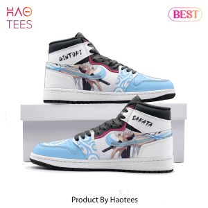 NEW Sakata Gintoki Gintama Air Jordan High Top Sneaker All Over Printed