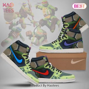 NEW Teenage Mutant Ninja Turtles TMNT Air Jordan High Top Sneaker Limited Edition