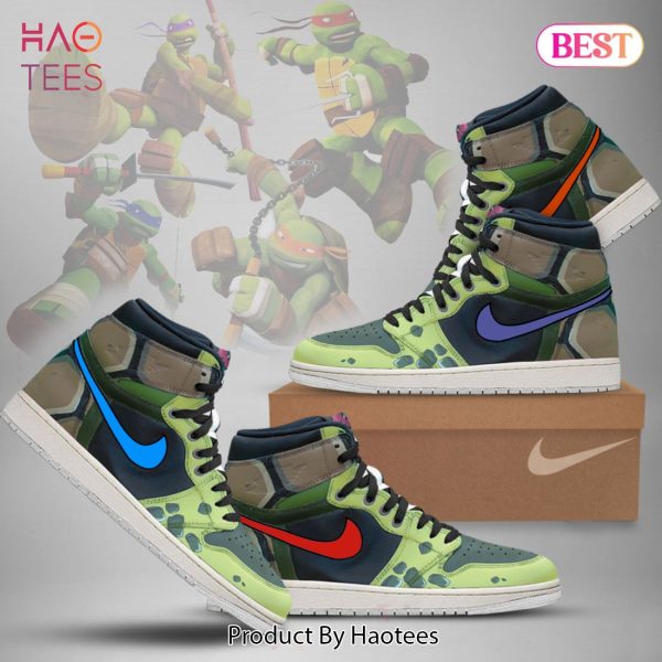 NEW Teenage Mutant Ninja Turtles TMNT Air Jordan High Top Sneaker Limited Edition